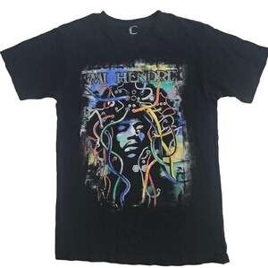 Vintage The Cure Jimi Hendrix Robert Smith Art Graphic T-Shirt